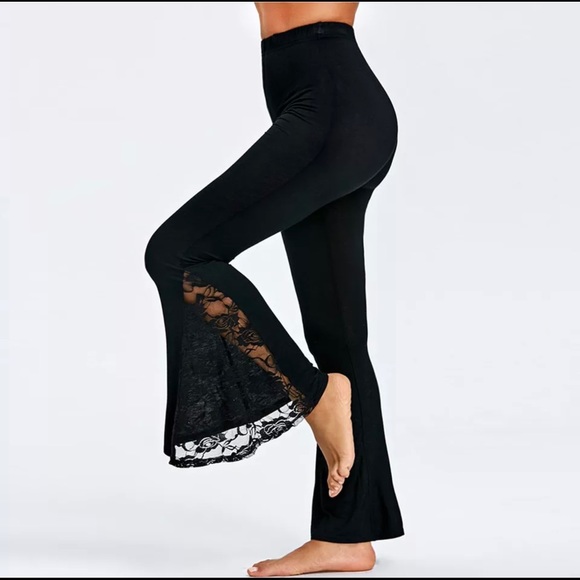 NWOT Lace Black High Rise Women’s Pants